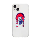 百位の墓の赤毛の Soft Clear Smartphone Case