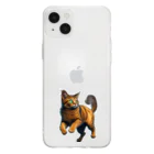 タナツキ商会の猫 Soft Clear Smartphone Case