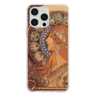SONOTENI-ARTの014-003　アルフォンス・ミュシャ　『黄道十二宮』　クリア　スマホケース　iPhone 14ProMax/14Plus/13ProMax/12ProMax/11ProMax専用デザイン　CC5-2 Soft Clear Smartphone Case
