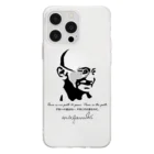 JOKERS FACTORYのGANDHI ver.2 Soft Clear Smartphone Case