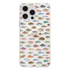 猫と釣り人のFISH_FB_DOT_1 Soft Clear Smartphone Case