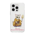 ねこや久鶻堂の鎌倉殿の13猫＋ : 公暁 Soft Clear Smartphone Case