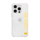 I LOVE IPAのクラフトビールチャンネルのI LOVE IPAのクラフトビールチャンネル ソフトクリアスマホケース v1.1 Soft Clear Smartphone Case