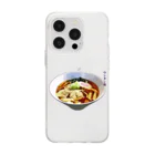 脂身通信Ｚのワンタン麺_230429 Soft Clear Smartphone Case