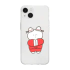 さわいあみのチャイナくま Soft Clear Smartphone Case