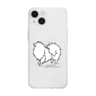 spitzclanのユキカゼくん Soft Clear Smartphone Case