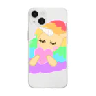 にわとり食堂のゆにちゃん Soft Clear Smartphone Case