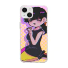 こゆさんのおみせの恋する乙女のミチコちゃん Soft Clear Smartphone Case