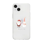 orange_honeyのクリスマス20 Soft Clear Smartphone Case