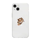 orange_honeyの猫22 Soft Clear Smartphone Case