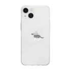 orange_honeyの猫1-10 サバ白猫 Soft Clear Smartphone Case