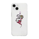 COSMOSのFlower SNAKE Soft Clear Smartphone Case