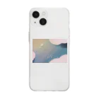 moku moku shopの旅 Soft Clear Smartphone Case