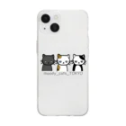 moody_cats_TOKYOのmoody_cats_TOKYO Soft Clear Smartphone Case