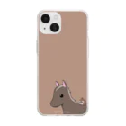 EXCEED_ZAKKAの馬とひばり Soft Clear Smartphone Case