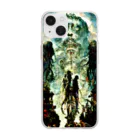 100BEERS_SUZURIの100BEERS World reversal organ Soft Clear Smartphone Case