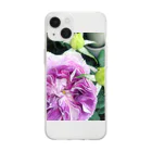 Scented Gardenの薔薇　ブルームーンストーン Soft Clear Smartphone Case