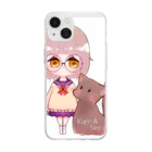 黒宮美緒子のくろねことせいら Soft Clear Smartphone Case