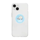 じゅんのSUZURIともっさりもさお　ねむもさ Soft Clear Smartphone Case