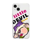 🌈ぽこ🌈のLittle devil bare Soft Clear Smartphone Case