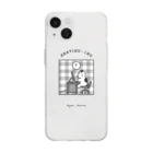 おかだの店のShatiku-inu 社畜犬 Soft Clear Smartphone Case