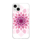 せとうちのしまDOTARTのさくら Soft Clear Smartphone Case