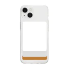 キッズモード某の白 ( 麻雀グッズ ) Soft Clear Smartphone Case