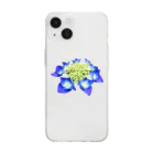 acobi'sの紫陽花 Soft Clear Smartphone Case