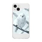 翡翠アキラの雪の天使 Soft Clear Smartphone Case