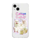 ﾆｪﾝﾁｪﾝｽﾞのCotton Candyな耳毛 Soft Clear Smartphone Case