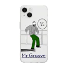 okanoko worksのMr.Groove01 Soft Clear Smartphone Case