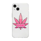 bhang-shopのbhangロゴグッズ Soft Clear Smartphone Case