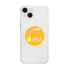 Mika14のSmile オレンジ Soft Clear Smartphone Case