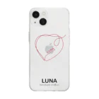 LUNAのHeart Soft Clear Smartphone Case