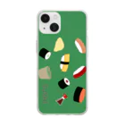 Mrs.Bean/ミセスビーンのSUSHI/スマホケース Soft Clear Smartphone Case