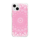 yuamamashopの2歳児あーと Soft Clear Smartphone Case