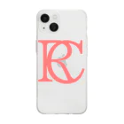 roze_einsのチャンネルロゴ入り Soft Clear Smartphone Case