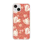 かえる商店のThe Lily by William Morris Soft Clear Smartphone Case