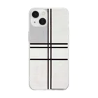 SONOTENI-ARTの028-002　モンドリアン　『コンポジション(No.1)』　クリア　スマホケース　iPhone 14/14Pro/13/13Pro/12/12Pro/11専用デザイン　CC5-1 Soft Clear Smartphone Case