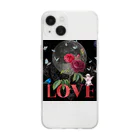 manamjのLOVE Soft Clear Smartphone Case