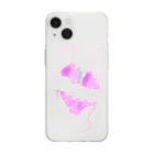 How's ur Life?の元気な女の子の可愛いランジェリー Soft Clear Smartphone Case