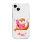 LusterAの【魔法少女】カワウソ系魔法天使ぴゃぴゃ Soft Clear Smartphone Case