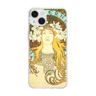 artgalleryのSarah Bernhardt as La Princesse Lointaine: poster for 'La Plume' magazine (1897) Soft Clear Smartphone Case