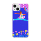 小川かなこ SUZURI SHOPの新体操ガール Soft Clear Smartphone Case