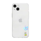 pochiの熊の冒険 Soft Clear Smartphone Case