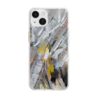 sado_iの刷毛 Soft Clear Smartphone Case