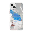 sado_iの刷毛 Soft Clear Smartphone Case