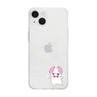 にゃん吉ふぁくとりぃの天使にゃん吉のソフトクリアケース Soft Clear Smartphone Case