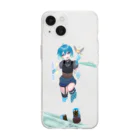 スライムバケツ店の有馬千草ママ冷音ちゃん（右手異空間B） Soft Clear Smartphone Case