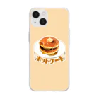 ナポリタンのホットケーキ Soft Clear Smartphone Case